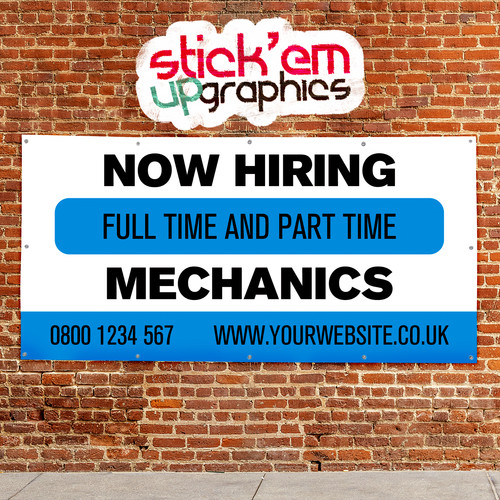 Now hiring mechanic - job, advert