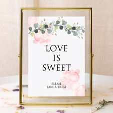Wedding Reception Sign, Love