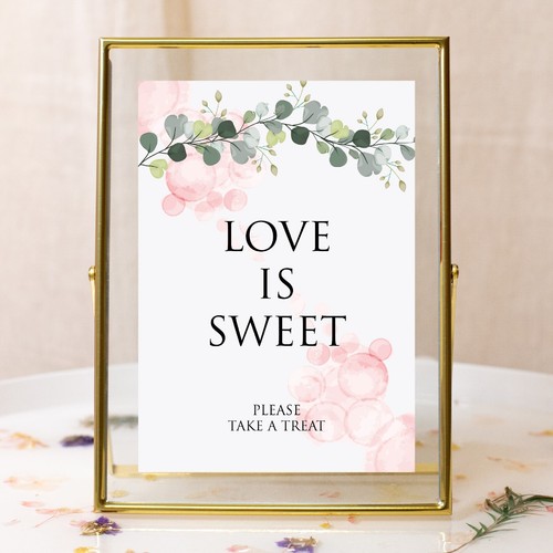 Wedding reception sign - wedding, love