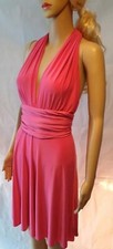 Jane Norman Pink Multiway Short Dress - SIZE 12 - RRP: £45 (P017)
