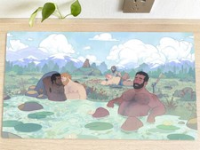 MTG Table Playmat Bearscape TCG CCG Mouse Pad Trading Card Game Mat Free Bag