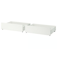2 Pack IKEA MALM White Bed