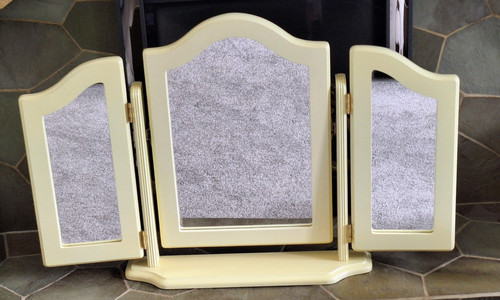 Vintage cream triple - triple, vanity