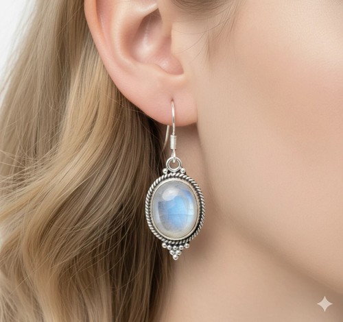 Rainbow moonstone 925 - moonstone, sterling
