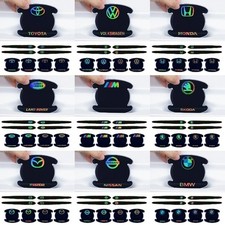8Pcs Car Door Handle Bowl Sticker Protector Anti Scratch Film Cover Accessories