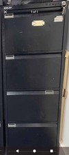 Bisley Metal Multi-Drawer Filing Cabinet 4-Drawer Office Storage Organiser