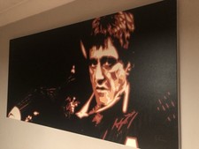 George Ioannou Scareface Limited Edition ‘Go To War’ Canvas - Embellished.