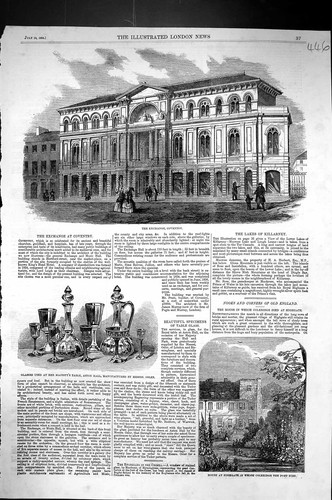 Old 1858 exchange - 1858, building