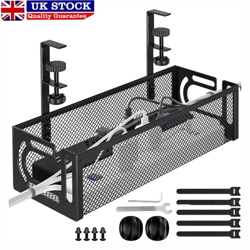 Under desk cable tray - under,