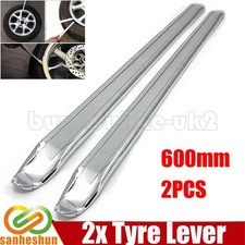 2x Tyre Lever Heavy Duty 24 Inch 600mm Drop Forged Steel Van Car Motorcycle Tool