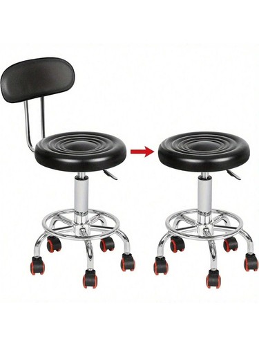 Salon stool leather swivel - stool, pu
