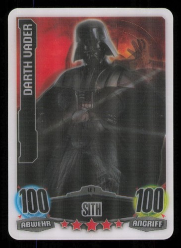 Darth vader force attax star - vader,