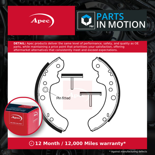 Brake shoes set fits ford - shoes,
