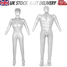 Full-Body Inflatable Mannequin Male Dummy Torso Tailor Clothes Model-sale Stand