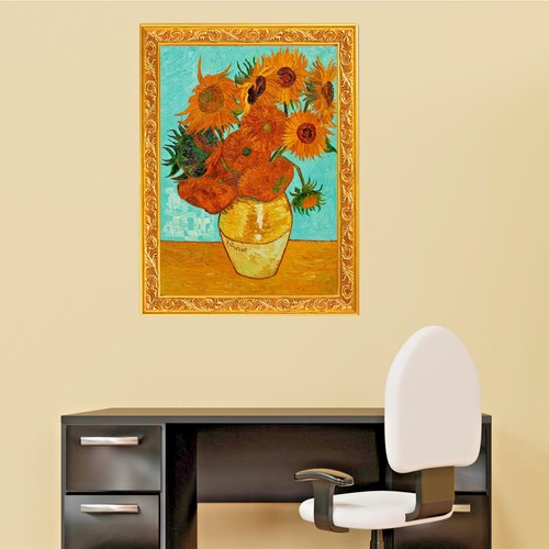 Van gogh sunflowers painting - sunflowers,