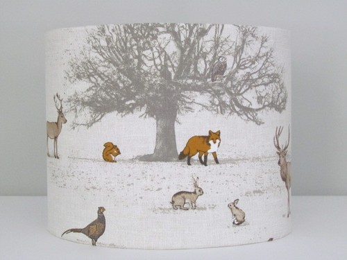 Lampshade woodland country - lampshade,