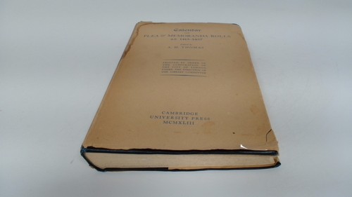 Calendar of plea and - calendar,
