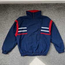 Vintage Retro Bomber Windbreaker Jacket Woman’s Size 10 Medium Made in Finland