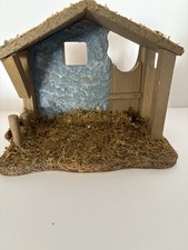 Nativity Scene Wooden Stable