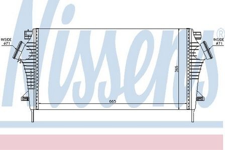 Nissens intercooler for - nissens,
