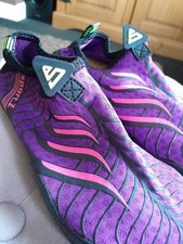 Ladies Girls Aqua Water Barefoot Shoes Purple & Pink  Sock Fit Size 4 Eu 37