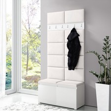 PK Emi 1 Hallway Wardrobe White - Cream