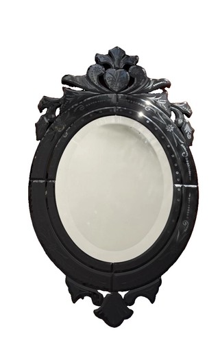 Venetian oval mirror 1940 - oval,