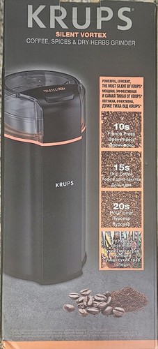 Krups electric coffee grinder - electric,