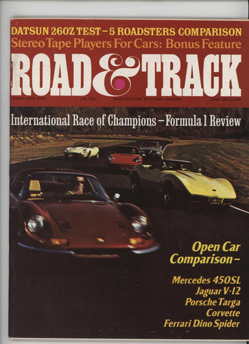 Road track february 1974 - &,