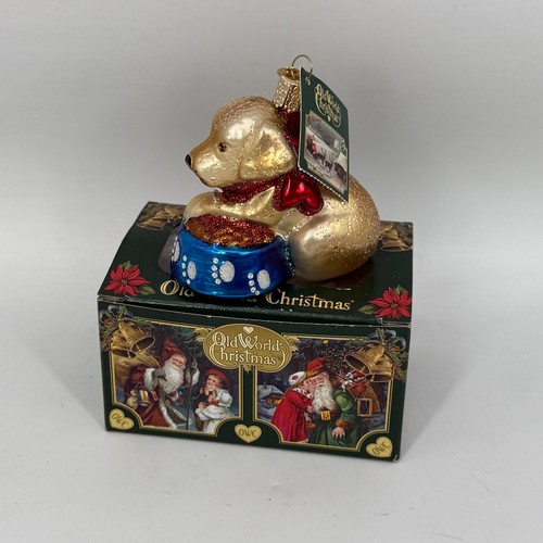 Old world christmas labrador - old,