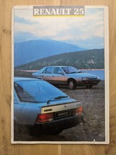 Renault 25 Brochure 1987/88