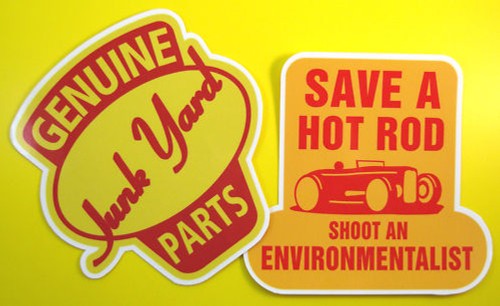 Hot rod junk yard - junk, retro