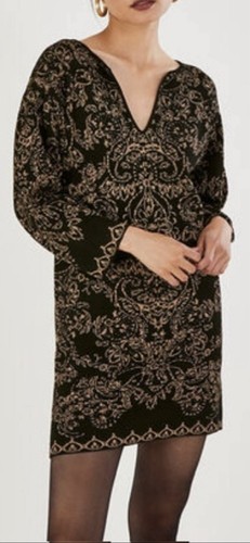 Monsoon kaftan metallic - monsoon, black