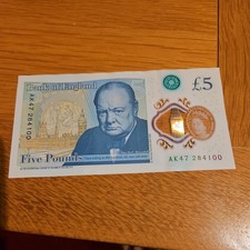 RARE New £5 FIVE pounds note