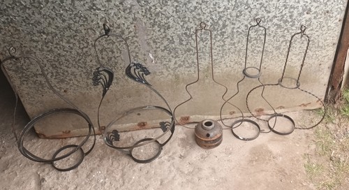 Oil electric lamps - 5x,