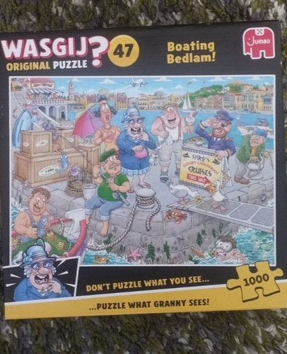 Wasgij puzzle boating bedlam - puzzle,
