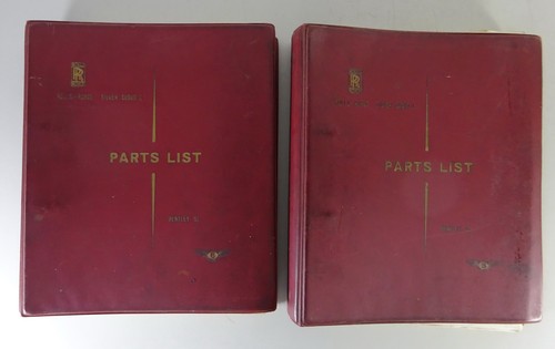 Parts catalogue rolls royce - parts,