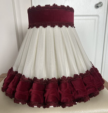 Vintage MCM Scalloped Pleated