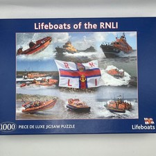Gibsons 1000 Piece Jigsaw Puzzle Lifeboats of the RNLI Complete