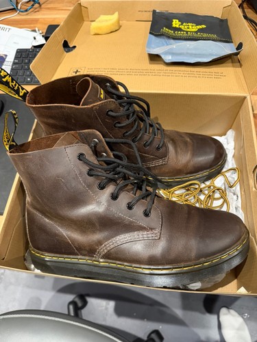 Martens brown leather - brown,