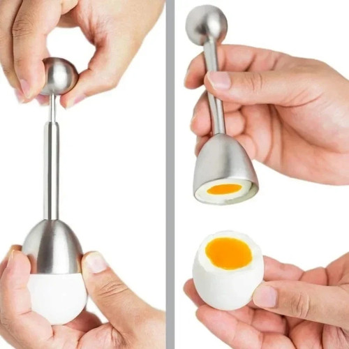 Egg cracker topper eggshell - cracker,