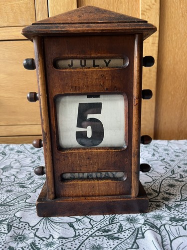 Antique perpetual desk - antique,