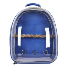Bird Carrier Bag Parrot Backpack Cage Pet Portable Oxford Cloth Transparent