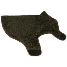 Jack Pyke Sherpa Dog Coat Fleece Mens Warm Fluffy Hunting Winter Dark Olive