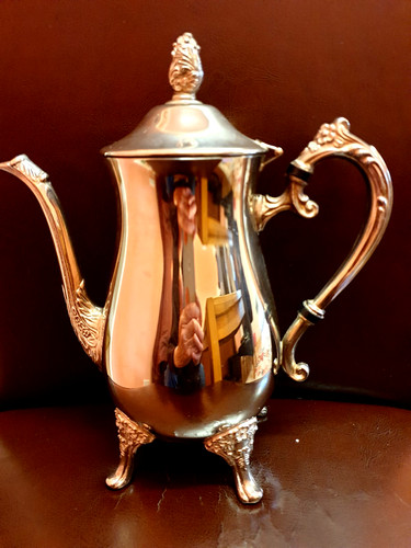 Vintage silver plated - plated, footed