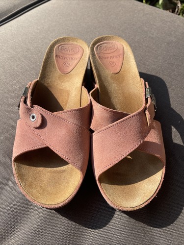 Scholl bioprint suede mules - scholl,