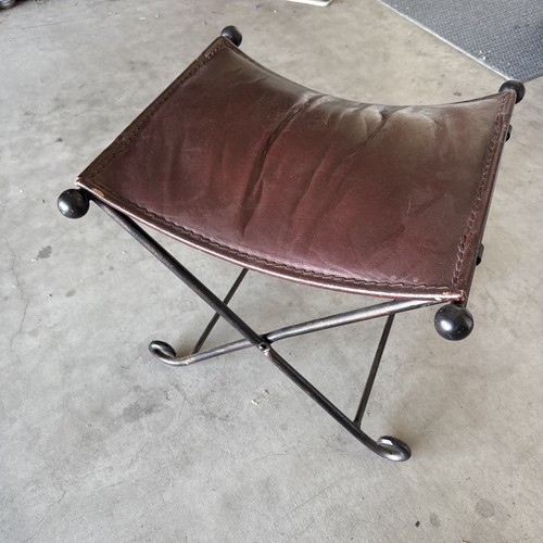 Vintage antique leather saddle - vintage,