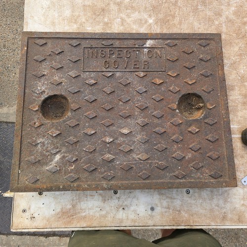 Cast iron manhole - iron, 635mm