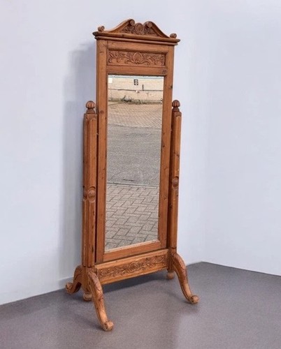 Pine cheval dressing - dressing, mirror