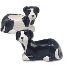 Border Collie Egg Cup set